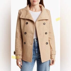 Thread & Supply double breasted peacoat